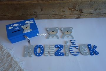 Dřevěná písmenka "hvězdičky"