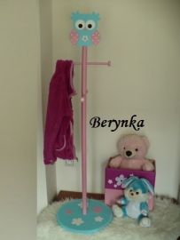 Dřevěné dekorace - tyrkysová a růžová