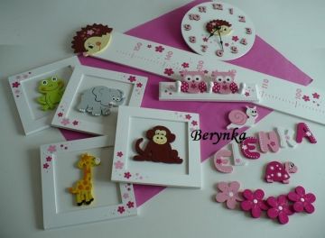 Dřevěné dekorace - zvířátka