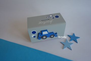 Dřevěná pokladnička pro děti