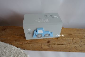 Dřevěná pokladnička