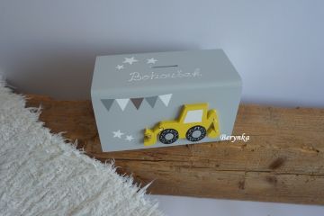 Dřevěná pokladnička