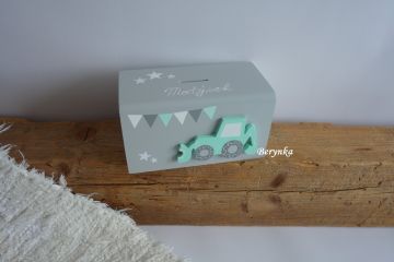 Dřevěná pokladnička