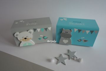 Dřevěná pokladnička