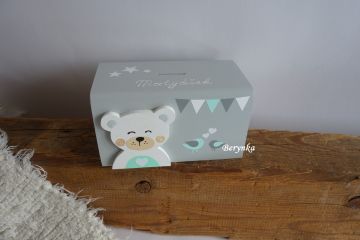 Dřevěná pokladnička