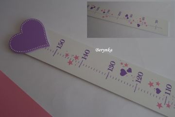 Dětský metr se srdíčkem