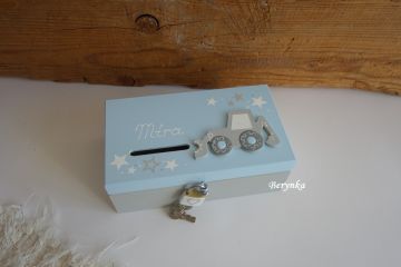 Pokladnička se zámečkem