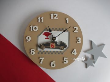 Hodiny s formulí - kulaté/čtvercové