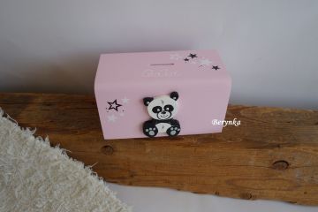 Dřevěná pokladnička pro děti