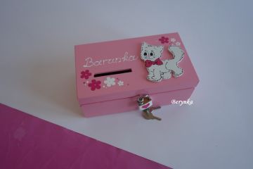 Dřevěná pokladnička