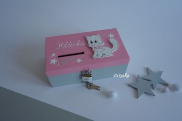 Dřevěná pokladnička