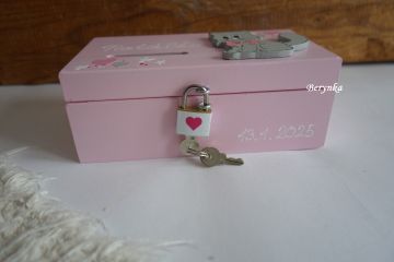 Pokladnička se zámečkem