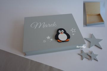 Dekorace s tučňákem