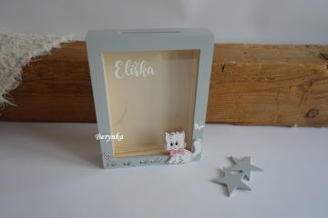 Dřevěná pokladnička