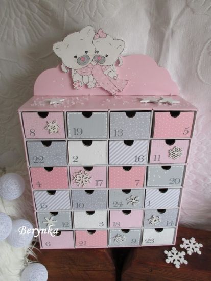 Adventní kalendář s koťátky
