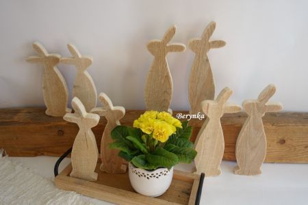 Dřevěný zajíček z masivu