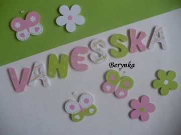 Dřevěná písmenka pro děti