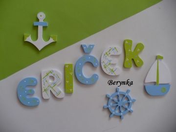 Dřevěná písmenka pro děti