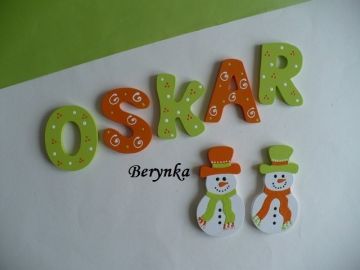 Dřevěná písmenka pro děti