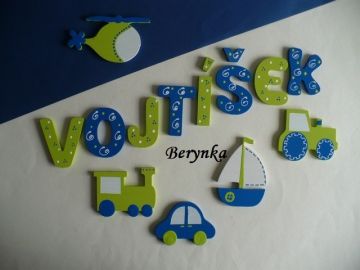 Dřevěná písmenka pro děti