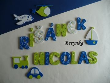 Dřevěná písmenka pro děti