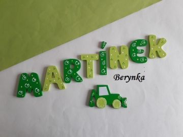 Dřevěná písmenka pro děti