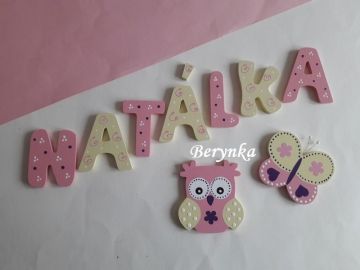 Dřevěná písmenka pro děti