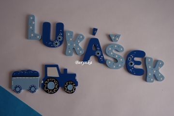 Dřevěná písmenka pro děti