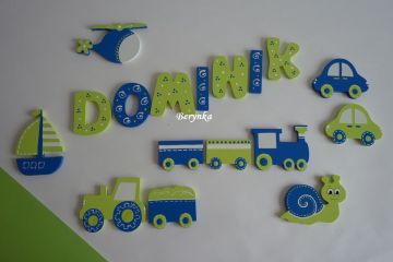 Dřevěná písmenka pro děti