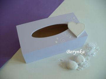 Krabička na kapesníky se srdíčkem