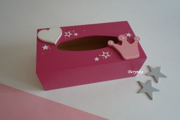 Krabička na kapesníky se srdíčkem