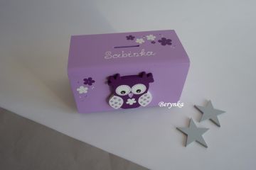 Dřevěná pokladnička pro děti