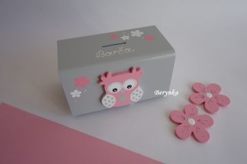 Dřevěná pokladnička pro děti