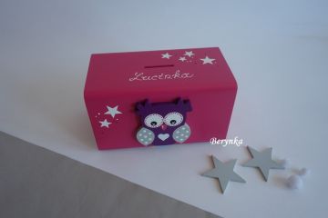 Dřevěná pokladnička pro děti