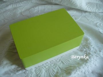 Svatební bedýnka se srdíčky a malováním