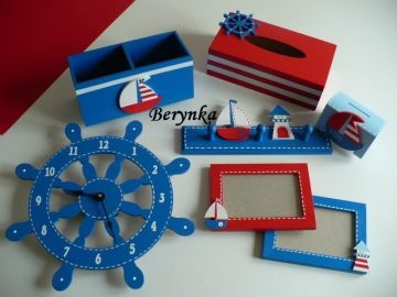 Dřevěné dekorace - námořnické