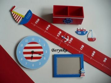 Dřevěné dekorace - námořnické
