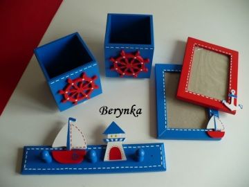 Dřevěné dekorace - námořnické