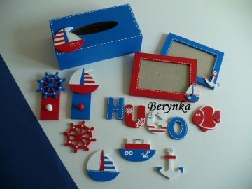 Dřevěné dekorace - námořnické