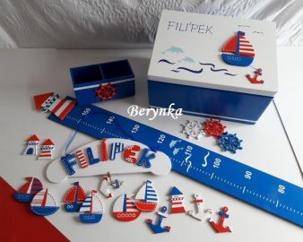 Dřevěné dekorace - námořnické