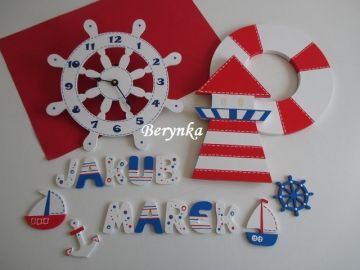 Dřevěné dekorace - námořnické