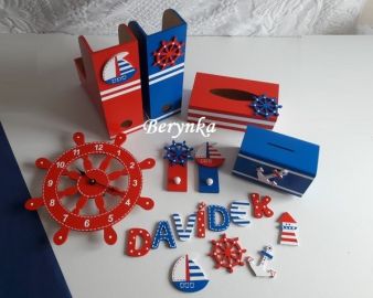 Dřevěné dekorace - námořnické