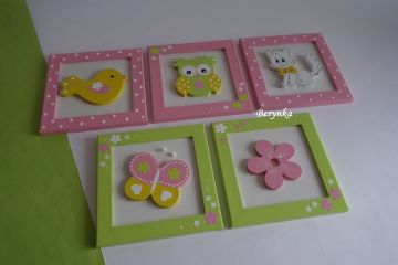 Obrázky pro holčičky s různými motivy