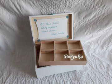 Svatební truhlička s kytičkami