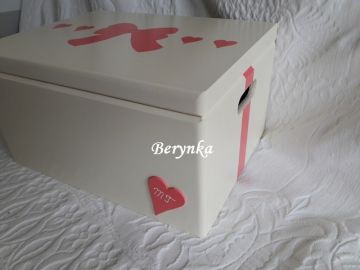 Svatební bedýnka s mašlí - podle oznámení