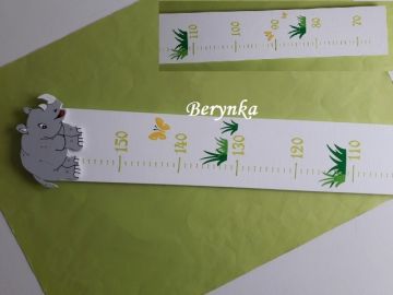 Dětský metr s nosorožcem