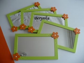 Zrcadla v rámu - obdélníková