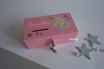 Dřevěná pokladnička