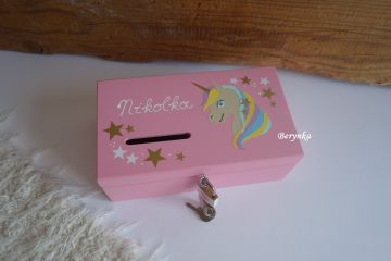 Pokladnička se zámečkem