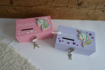 Pokladnička se zámečkem